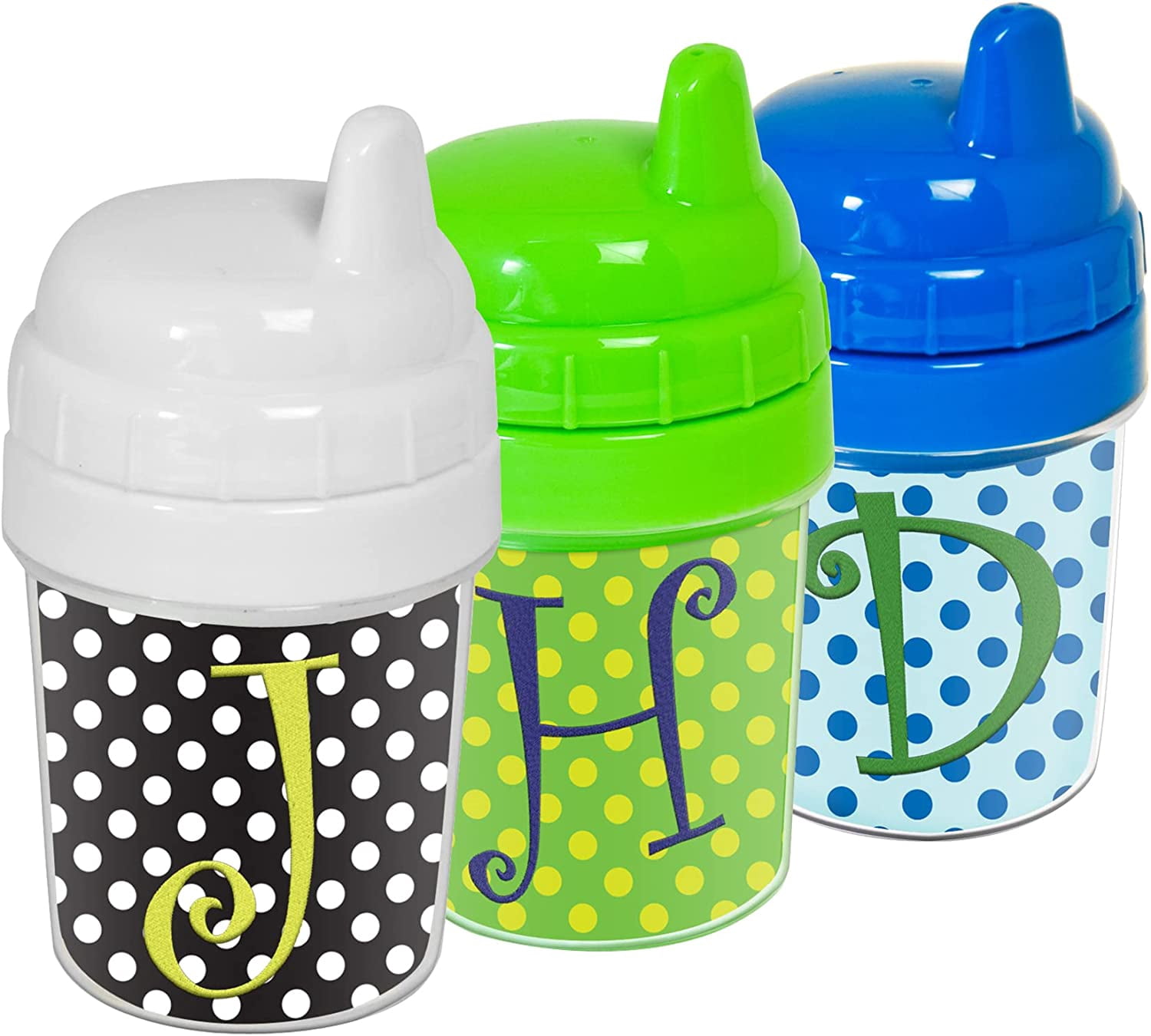 Thermo-Temp 5 oz. Personalized Toddler Sippy Cups in White - Pack of 24