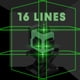 thumbnail image 3 of Multifuncional 16 Líneas Nivel Láser 3° Máquina Autoniveladora Litio Recargable, 3 of 8
