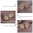 thumbnail image 4 of LOLIPPYY 1Pair Flower Studs Earrings Multi Color Earrings for Decorative Use, 4 of 8