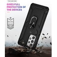 thumbnail image 3 of Grade Drop Impact for Samsung Galaxy A53 5G Case Galaxy A53 Case 360 Metal Rotating Ring Kickstand Holder  Heavy Duty Shockproof Case for Galaxy A53 5G Phone Case (Black), 3 of 8