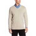 thumbnail image 2 of Suéter de hombre IZOD con cuello en V beige grande, 2 of 2