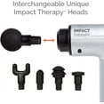 thumbnail image 4 of truRelief Massage Gun Deep Tissue to Relieve Sore Muscles - 4 Massage Speeds, 5 Interchangeable Massage Heads Orange, 4 of 6