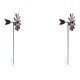 thumbnail image 1 of Advancent Molino de viento de Metal para jardín, molino de viento para jardín al aire libre, molinete de césped, decoración A molino de viento retro 2Conjunto, 1 of 1