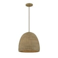 thumbnail image 4 of Trade Winds Lighting 1-Light Pendant Light In Natural Wicker, 4 of 6
