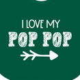 thumbnail image 4 of Inktastic I Love My Pop Pop with Arrow Boys or Girls Baby Bib, 4 of 4