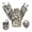 Cow, variant on Pzuqiu Brown Cow Car Dog Seat Cover Hard Bottom Car Hammock with Adjustable Dog Bandanas & Cars Trash Can Hanging with Lid Universal Fit Most Sedan Truck SUV