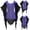 Purple off shoulder gothic top a1, variant on Women Off Shoulder Gothic Tops Ruffle Lace Slim Fit Tee Shirts Casual Blouses Party Vacation Fashion Clothes, Purple L