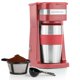 thumbnail image 1 of Mixpresso Cafetera personal de una sola porción y taza de viaje de 14 oz, cafetera pequeña por goteo y vaso, apagado automático y filtro reutilizable, cafetera roja compatible con café molido, 1 of 5