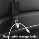 thumbnail image 5 of Gancho para coche Reposacabezas Organizador de respaldo | Almacenamiento multigancho de alta resistencia con ranuras para cables de datos | Ajuste universal | Soporta una carga de 20 kg | Material, 5 of 7