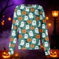 thumbnail image 2 of Long Sleeve Scrub Jackets for Women Print Under Tops Snap Front Cute Animals Pattern Medical Nurse Working Uniforms, 2 of 6