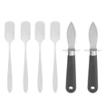 thumbnail image 1 of 2Pcs Professional MultiPurpose Stainless Steel Oyster Shucking Knife for Seafood, 1 of 8