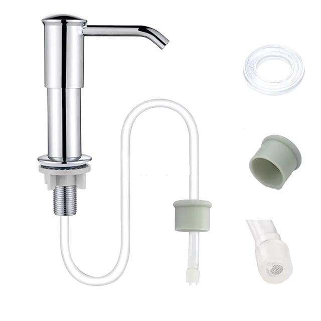 Soap Dispenser for Kitchen Sink,Kitchen Soap Dispenser Sink Soap Extender Household Detergent Press Kitchen Sink Detergent Press Pump Head Extension Tube Heightened Version