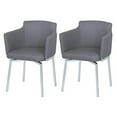thumbnail image 1 of Milan Fauteuils Club Danah avec Dossier Pivotant à Mémoire, Gris (Ensemble de 2), 1 of 8