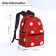 thumbnail image 2 of Disketp White and Green Polka Dot Mochila Ligera Clásica con Múltiples Bolsillos, Mochila Casual para Hombre y Mujer, Ideal para Escuela, Trabajo y Viajes, 2 of 6