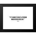 thumbnail image 2 of ArtsyQuotes 18x15 Black Modern Framed Museum Art Print Titled - Babe Ruth Quote: Person Who Never Gives Up, 2 of 5