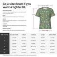 thumbnail image 2 of Yiaed Cute Yoga Frogs Print Mens Short Sleeve Tight Fit T-Shirt, Crewneck Casual Tee-XX-Large, 2 of 5