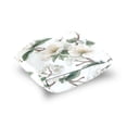 thumbnail image 5 of White Yulan Flowers Leaves Throw Pillow Covers Pillowcases 16 x 16 Inch Home Decor 2 Packs for Bedroom Sofa, 5 of 6