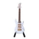 thumbnail image 1 of EeaseMX Mini guitarra eléctrica para fiesta de cumpleaños, adorno de guitarra en miniatura (blanca, 10 cm, con caja y soporte de plástico negro)., 1 of 7