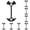 Black*10, variant on Fishbone Tent Stakes Pegs,Aluminum Lengthen Deck Nail Anchor Stopper Hooks,Guyline Tensioner,Fishbone Ground Tent Fixing Rope Buckle and Canopy Support Board Nail for Camping(3x1.4")(Black)
