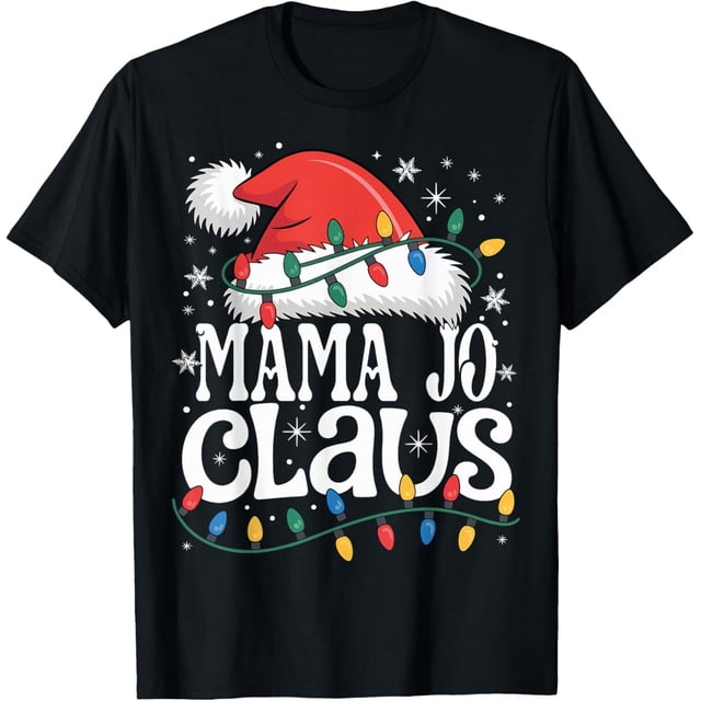 Mama JO Claus - Camiseta divertida de Navidad para abuela
