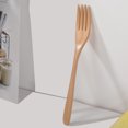 thumbnail image 1 of adviicd Wooden Spoon Fork Bamboo Kitchen Cooking Utensil Tools Soup-Teaspoon Tableware Khaki,One Size, 1 of 5