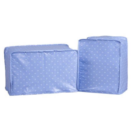 Original Vinyl Can Opener 2 Slice Toaster Cover Set Blue