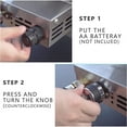 thumbnail image 4 of Gas Burner Stainless Steel Grill Tool Set, Silver, 4 of 5