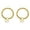 Gold 2PCS, variant on 30cm Gold Stainless Steel P Chain Collar Steel Necklace Neck Ring For Small