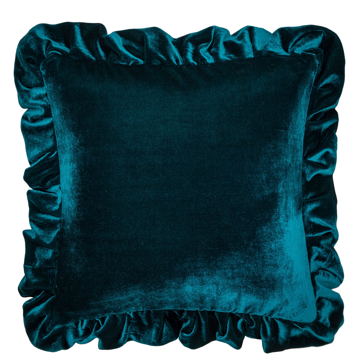 Glory Season Throw Pillow Cover Soft Decorative Square Cushion Case for Sofa Couch Pack of 2,18x18in,Malachite Green