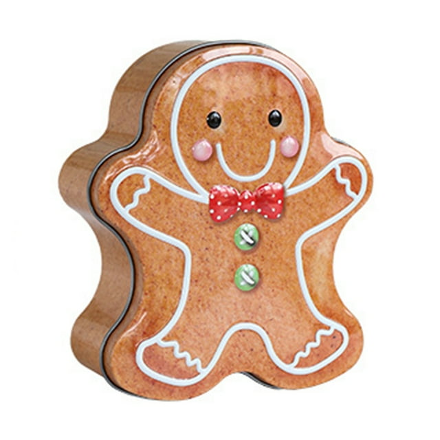Christmas Theme Empty Tins Candy Box Candy Cookie Gift Storage Container Decorative Box for Xmas Party
