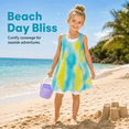 thumbnail image 4 of Girls Swim Cover Up for Swimwear Knit Kids Summer Beach Bathing Suit Coverup Cami Dress for Size 4-7Y, 4 of 7