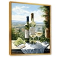 thumbnail image 2 of Designart "Fluid Art Vineyard Charm III" Vineyard Floater Framed Wall Art Prints, 2 of 5