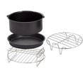 thumbnail image 1 of 4 Pcs Air Fryer Accessories 6 Inch Fit For Airfryer 2.3-3.2qt Baking Basket Pizza Plate Grill Pot K, 1 of 5