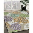 thumbnail image 2 of Ahgly Company Indoor Round Patterned Brown Novelty Area Rugs, 5' Round, 2 of 6