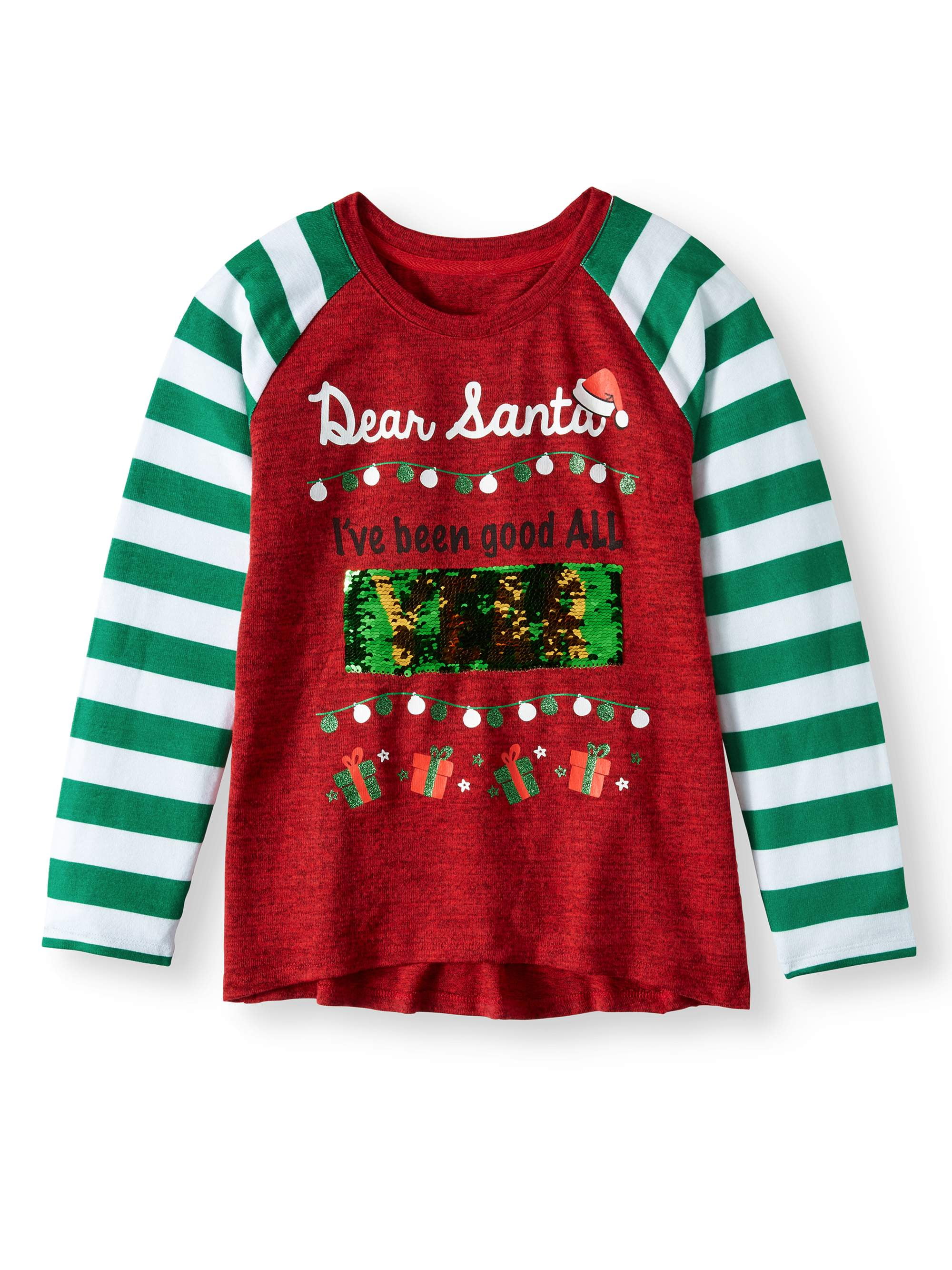 reversible sequin christmas sweater