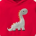 thumbnail image 7 of Ccpelsie Sweatshirt Fleece Hooded Pullover for Little/Big Girls Long Sleeve Tops Fall Winter Clothes for Toddler Kids(Red,18-24 Months), 7 of 7