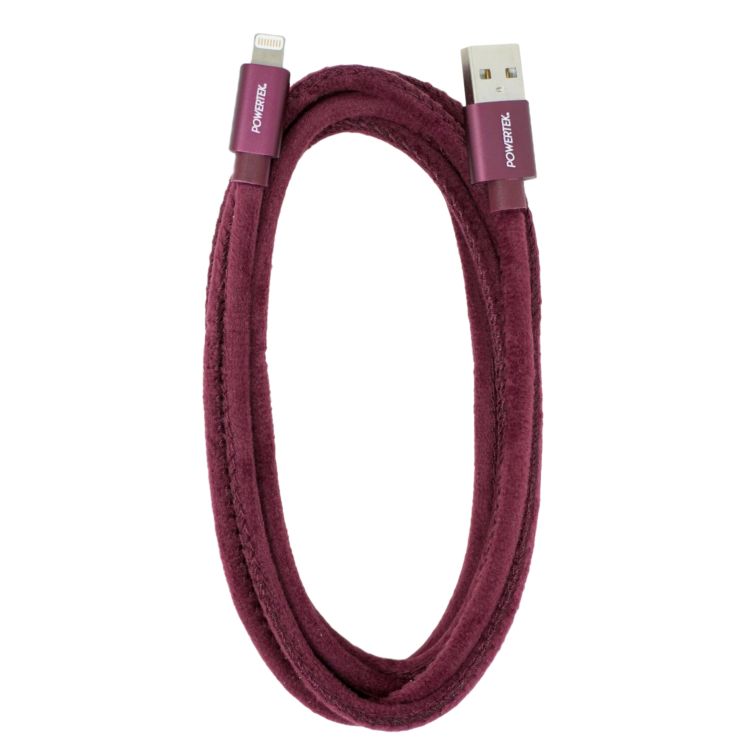 Liquipel Powertek Velvet Lightning Cable 6ft, MFi Certified photo 1
