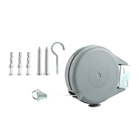 

GETHOME Retractable Clothesline Wall Mounted Heavy Duty Outdoor Indoor Space Saving