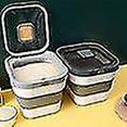 thumbnail image 2 of Rice Food Storage Container, Foldable Airtight 15 Lb Cat Pet Treat Containers Dispenser With Lid Lo, 2 of 5