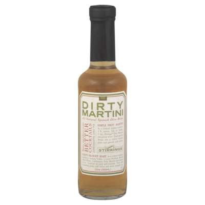 Dirty Martini Cocktail Mixer - Pack of (6) - The Original Low Carb Dirty Martini Mixer with Real Imported Olive Brine Stirrings - Pack of (Best Vodka For Dirty Martini)