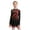 Red, variant on Hansber Girls Mesh Splice Figure Roller Ice Skating Dress Long Sleeves Ballet Leotards Tutu Dress Red 12