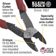 thumbnail image 2 of Klein Tools Forged Steel Wire Crimper, Cutter, Stripper, 2 of 9