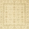 thumbnail image 1 of Ahgly Company Machine Washable Indoor Square Abstract Sun Yellow Area Rugs, 7' Square, 1 of 7