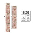 thumbnail image 6 of Yayeee Table Runner 90 inches Long Home Kitchen Dinning Party Decoration, Beige Gingerbread Houses, 6 of 7