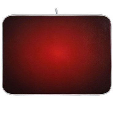 joogoo Gradient Red Dish Drying Mat Kitchen Counter Absorbent Drying Pad 18x24 in Drainer Rack