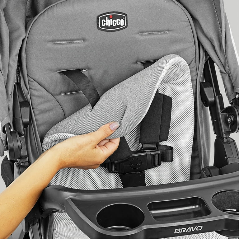 Chicco Bravo LE ClearTex Quick Fold Stroller Pewter Grey New Walmart