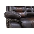 thumbnail image 5 of New Classic Furniture Nikko Leather Console Loveseat w/ Power Footrest in Brown, 5 of 9