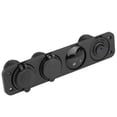 thumbnail image 3 of 4-in-1 On/Off Toggle Switch Panel Dual USB Charger Voltmeter for Car Boat Marine Truck Blue, 3 of 5
