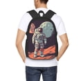 thumbnail image 4 of Balery Astronaut With American Flag Mochila para hombre y mujer - Tela Oxford 600D resistente - Gran capacidad, resistente al agua, ideal para la escuela, viajes y senderismo, 4 of 6