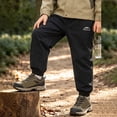 thumbnail image 5 of Krdevn Kids Lined Waterproof Pants, Boys Girls Warm Outdoor Hiking Trousers, Windproof Snow Play Pants with Pockets,Black, 5 of 9